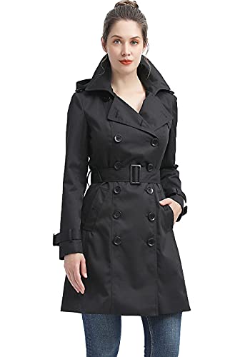 Amazon.com: BGSD Women Alexa Waterproof Classic Hooded Trench Coat